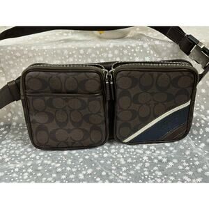 Coach Heritage Stripe Hip Bag F70337